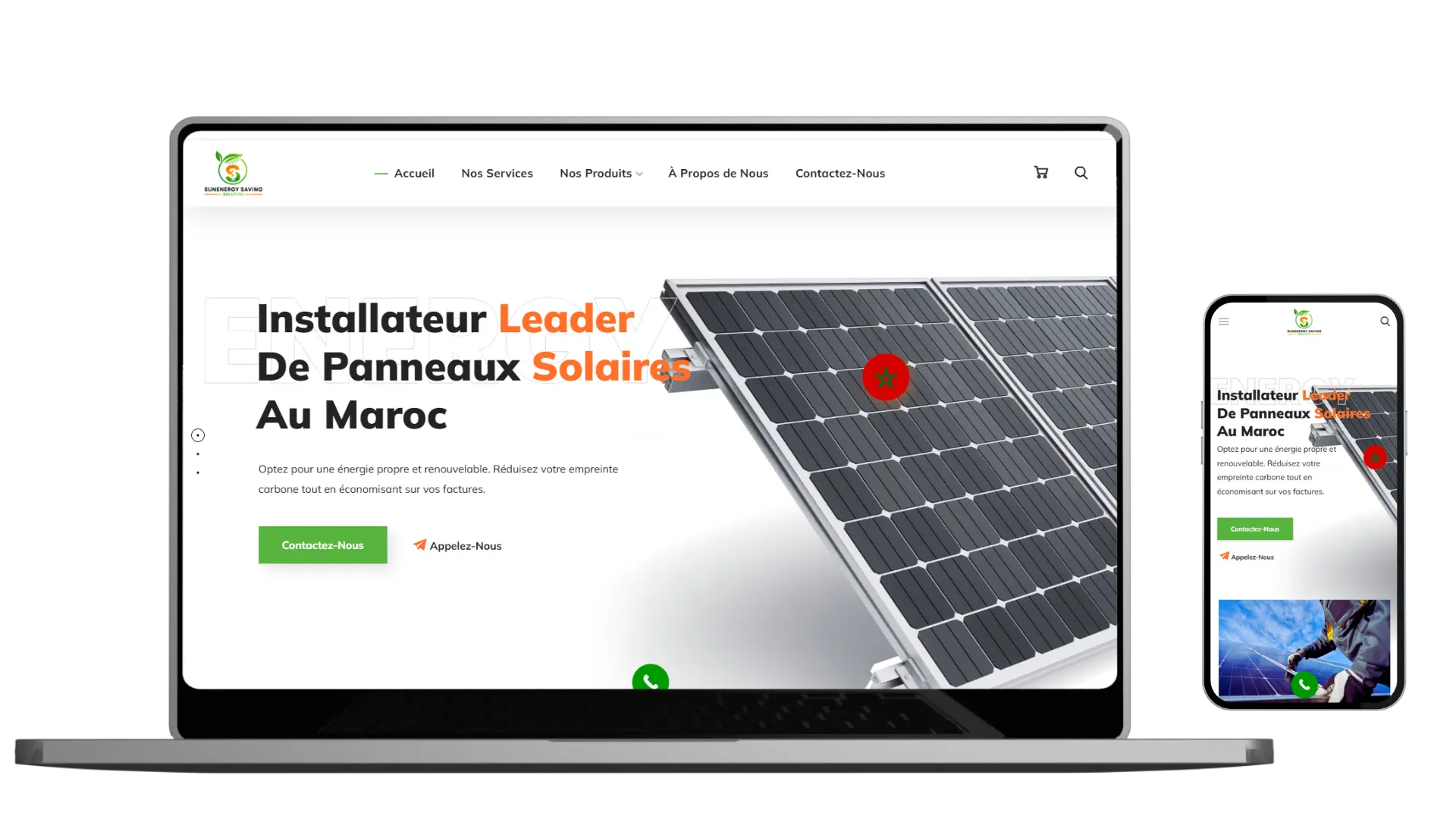 Création site web Maroc - Projet 5