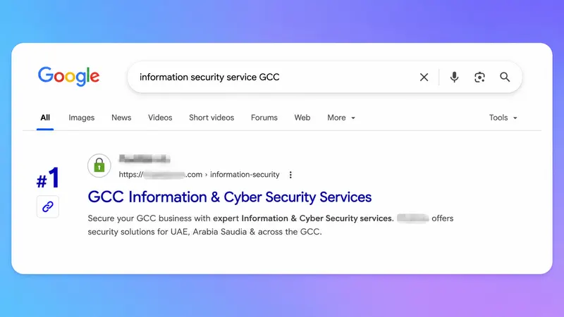 Sécurité de l'information — cas client SEO